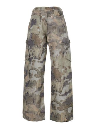 Represent Camouflage Tech Fabric Cargo Pants - Beige