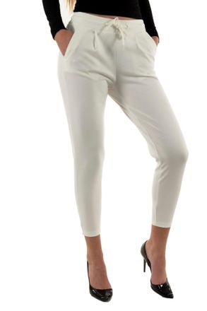 Ichi Womens Ihkate Pa Business Casual Pants, Cloud Dancer (114201), M