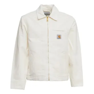 Carhartt Work in Progress Carhartt Wip, Light Jackets, male, Beige, Size: M La Detroit Jacket