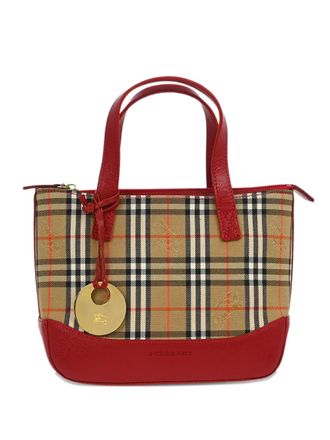 Burberry 1990-2000s house check tote bag - Neutrals