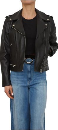 Twinset Chiodo Jacket - Dames - Zomerjassen - Zwart - S - Jassen