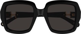 Chloé Ch0301s Marcie-linea Chloé 001 Black Grey Sunglasses