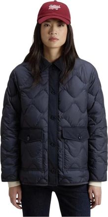 Woolrich Piumini - - Jackets - Donna - Blu - M