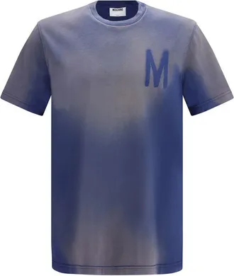 Moschino Blue Cotton Mens T-Shirt