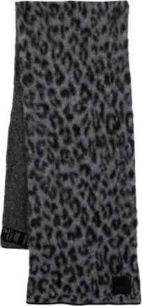 Anine Bing Alpaca Wol Grijs Hannah Sjaal - Dames - Wintersjaals - Grijs - ONE Size - Wol - Accessoires