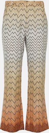 Missoni Zig Zag jersey flared pants