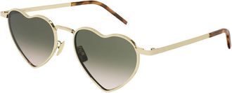 Saint Laurent Loulou Zonnebril - unisex - Zonnebrillen - Beige - 52 MM - Accessoires