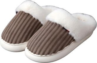 Generic Cloud Slippers for Women Men, Womens Unisex Winter Cozy & Stylish Fashion Booties Slipper Casual Home Shoes (Coffee-a, M, Adult, Women, 3.5, Numeric R