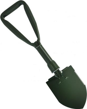 OEM Pala Plegable De 46 Cm, Pala Para Nieve, Pala Multifuncional De Acero Al Carbono De Alta Resistencia Y Extra Estable Con Bolsa De Transporte, Color Ve