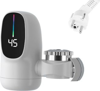 OEM Kraan De Agua Tibia Instant&aacute;nea Calentador De Agua Con Luz Led Digital, 3000w, Para Badkamer, Huis, Camper, Binnenkeuken