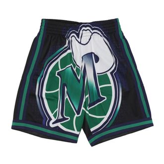 Mitchell & Ness NBA Big Face Basketbalshorts - Heren - Fitness - Veelkleurig - S - Polyester - Fitness