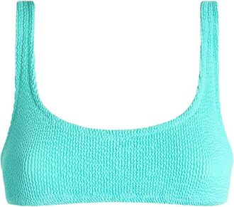 MC2 Saint Barth Woman Water Green Classic Crinkle Bralette Naima