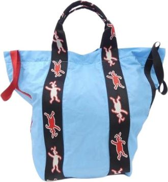 Marni Pre-owned Tote Bags, male, Blue, Size: ONE SIZE Pre-owned Tote Bag