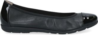 Caprice Zwarte Gesloten Ballerina voor Vrouwen - Dames - Ballerinas - Zwart - 37 EU - Schoenen