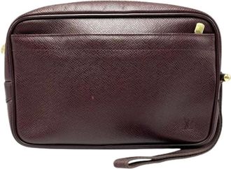 Louis Vuitton Pre-owned Clutches, male, Brown, Size: ONE SIZE Pre-owned Clutch Bag