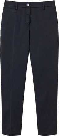 Twinset Broeken, Dames, Blauw, S, Chino Stijl Broek