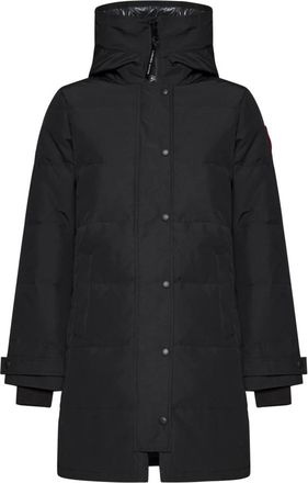 Canada Goose Zwarte Winterparka met Verstelbare Capuchon - Dames - Winterjassen - Zwart - XS - Polyester - Jassen