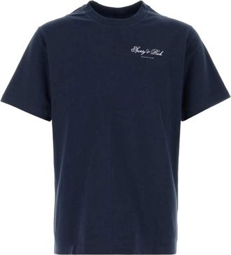 Sporty & Rich Cameron Club Logo-print T-shirt
