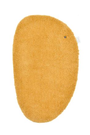 Tom Tailor Alfombra de ba&ntilde;o de poli&eacute;ster tuftado a mano - oro 60x100 cm