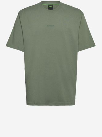 HUGO BOSS katoenen T-shirt met logo
