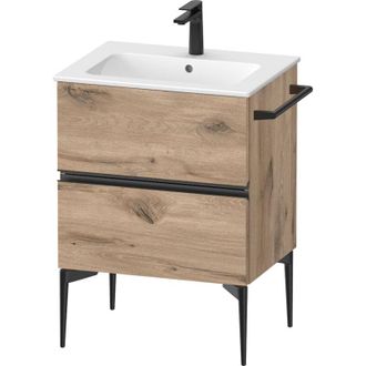 Duravit Duravit - Sivida Mueble Bajo Lavabo, 2 Cajones, Tirador Diamante