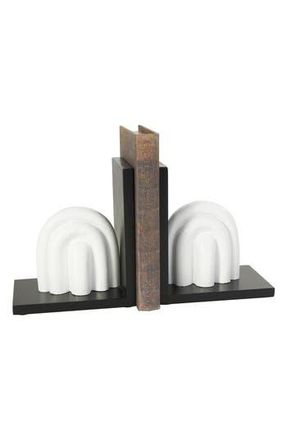 Uma Contemporary Set of 2 Bookends in White at Nordstrom Rack