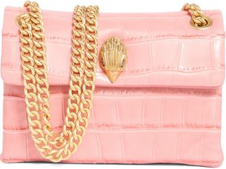 Kurt Geiger Kensington Leather Mini Crossbody Bag in Pink Comb at Nordstrom Rack