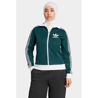 adidas Originals sweatvest CLASSIC donkergroen