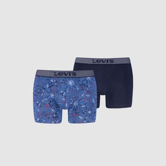 Levi's Hatch Flower Boxer Brief 2 pack - Mens - XL - Blue