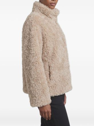 Herno Faux Fur Coat - Beige