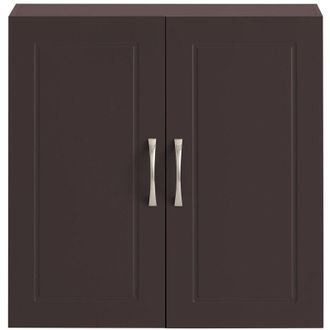 SoBuy Armadietto pensile da bagno Mobile da parete per il cucina 2 ante 60x30x30cm Sobuy Marrone FRG231-BR