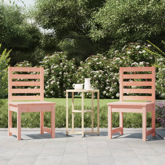 vidaXL Vidaxl - Sillas De Jard&iacute;n 2 Uds Madera Abeto Douglas 50x48x91,5 Cm