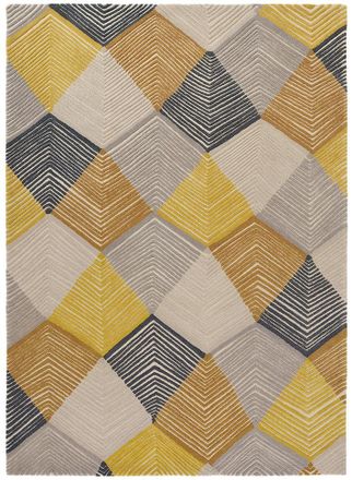 Harlequin Designer Teppich Rhythm Saffron - handgetuftet, aus 100% reiner Schurwolle