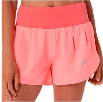 Asics Road 3,5 Short Laufshorts f&uuml;r Damen | rot