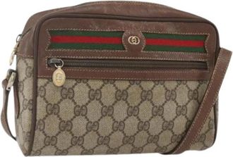 Gucci Pre-owned Canvas Crossbody Tas - unisex - Vintage Schoudertas - Veelkleurig - ONE Size - Vintage