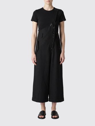 Yohji Yamamoto One-Shoulder Cotton and Linen-Blend Jumpsuit with Cargo Pockets and Asymmetrical Neckline