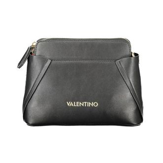 Valentino Cross Body Bags, female, Black, Size: ONE SIZE Polyethylene Handbag with Adjustable Strap