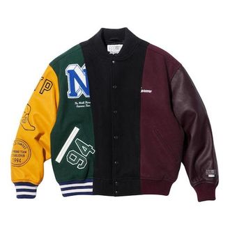 SUPREME x MM6 Maison Margiela Split Varsity Jacket Multicolor SUP-SS24-110