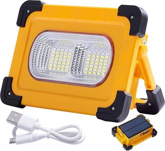 OEM Foco Led Recargable De 60 W Con 3 Modos, Luz De Trabajo Solar Port&aacute;til Con Usb, Luz De Trabajo De Emergencia Impermeable Con Bater&iacute;a De 18650 Mah Para