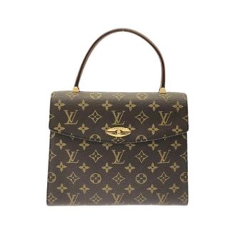 Louis Vuitton Pre-owned Handbags, female, Brown, Size: ONE SIZE Pre-owned Monogram Clutch Bag