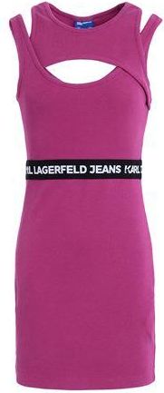 Karl Lagerfeld KLJ LOGO ELASTIC TANK DRESS