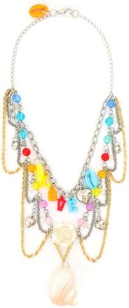 Amir Slama appliqu&eacute;-detail chain necklace - Silver