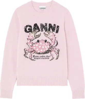 Ganni Mujer, Jerseys, Rosa, Talla: XS