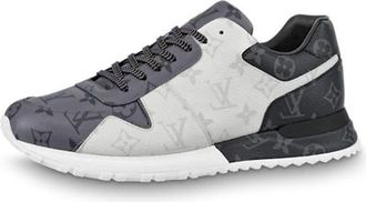 Louis Vuitton Run Away Sneakers White Monogram Ice and Dark Gray Monogram 1A8UZJ