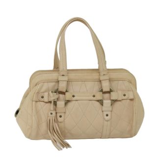Bally Handbag Leather Leather Handbag (Pre-Owned)