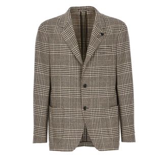 Lardini Heren, Jassen, Bruin, Maat: 2XL Wol