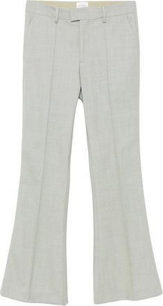 Closed Denair Broek - Dames - Wijde Broeken - Groen - W26 - Wol - Broeken