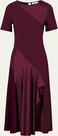 Diane Von F&uuml;rstenberg Araminta Bias-Cut Midi Dress