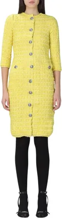 Balenciaga Dames, Jurken, Geel, Maat: M Tweed