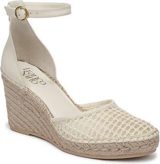 Franco Sarto Idalia Espadrille Wedge in Cream at Nordstrom, Size 9.5